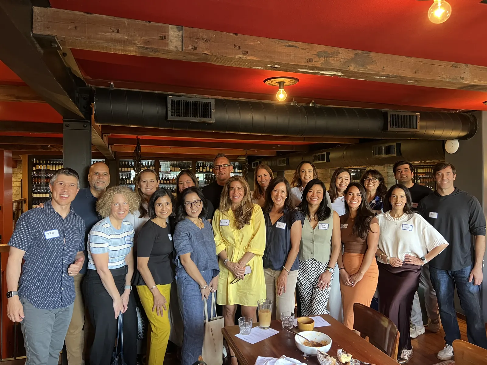 FFN members gathered after a regional dinner